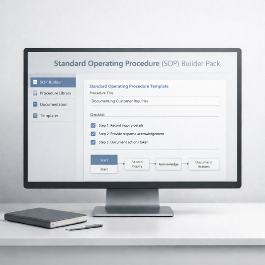 Standard Operating Procedure (SOP) Builder Pack